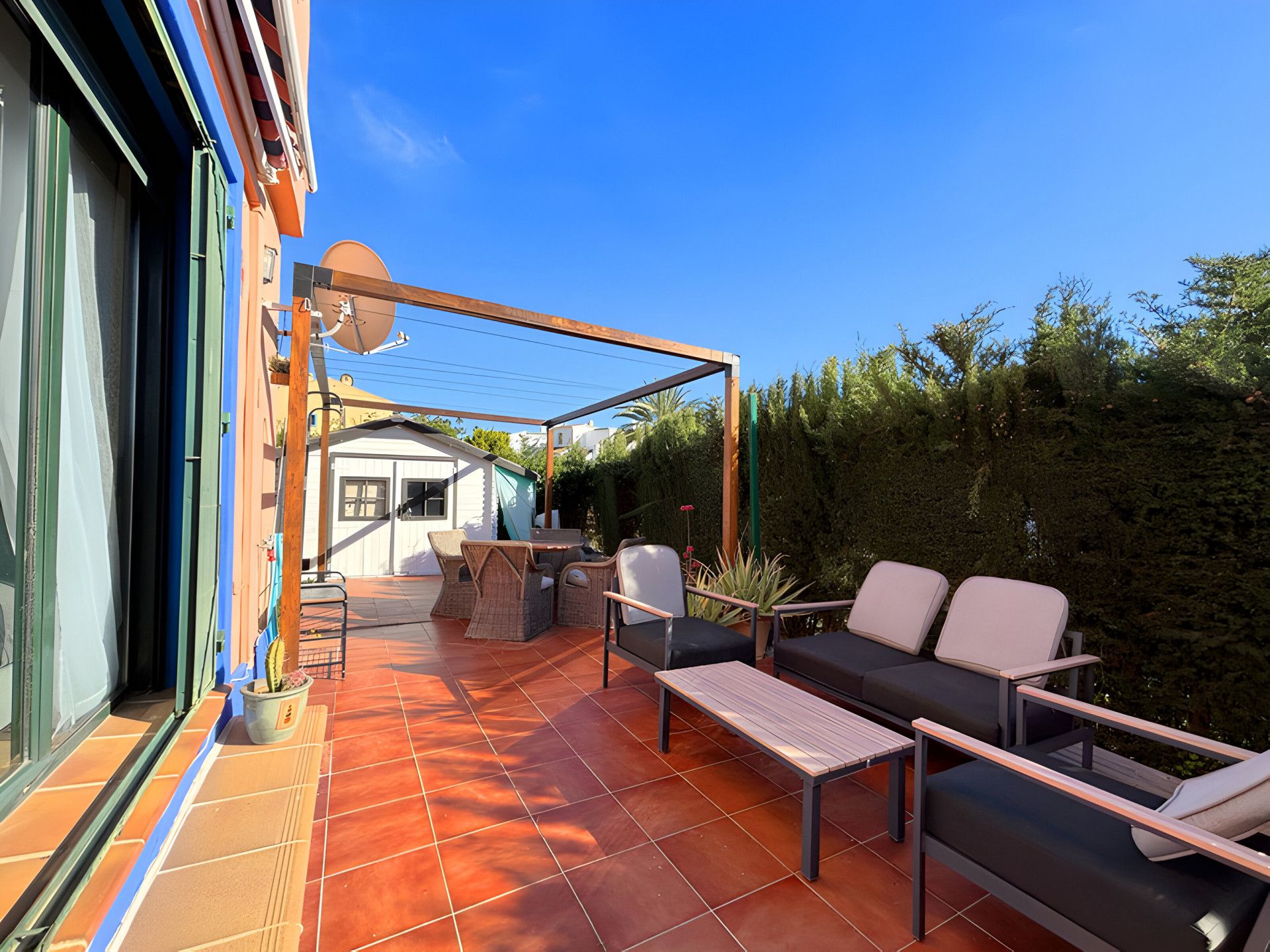 Terrassa de Casa adosada en venda en Manilva amb Aire condicionat, Calefacció i Terrassa