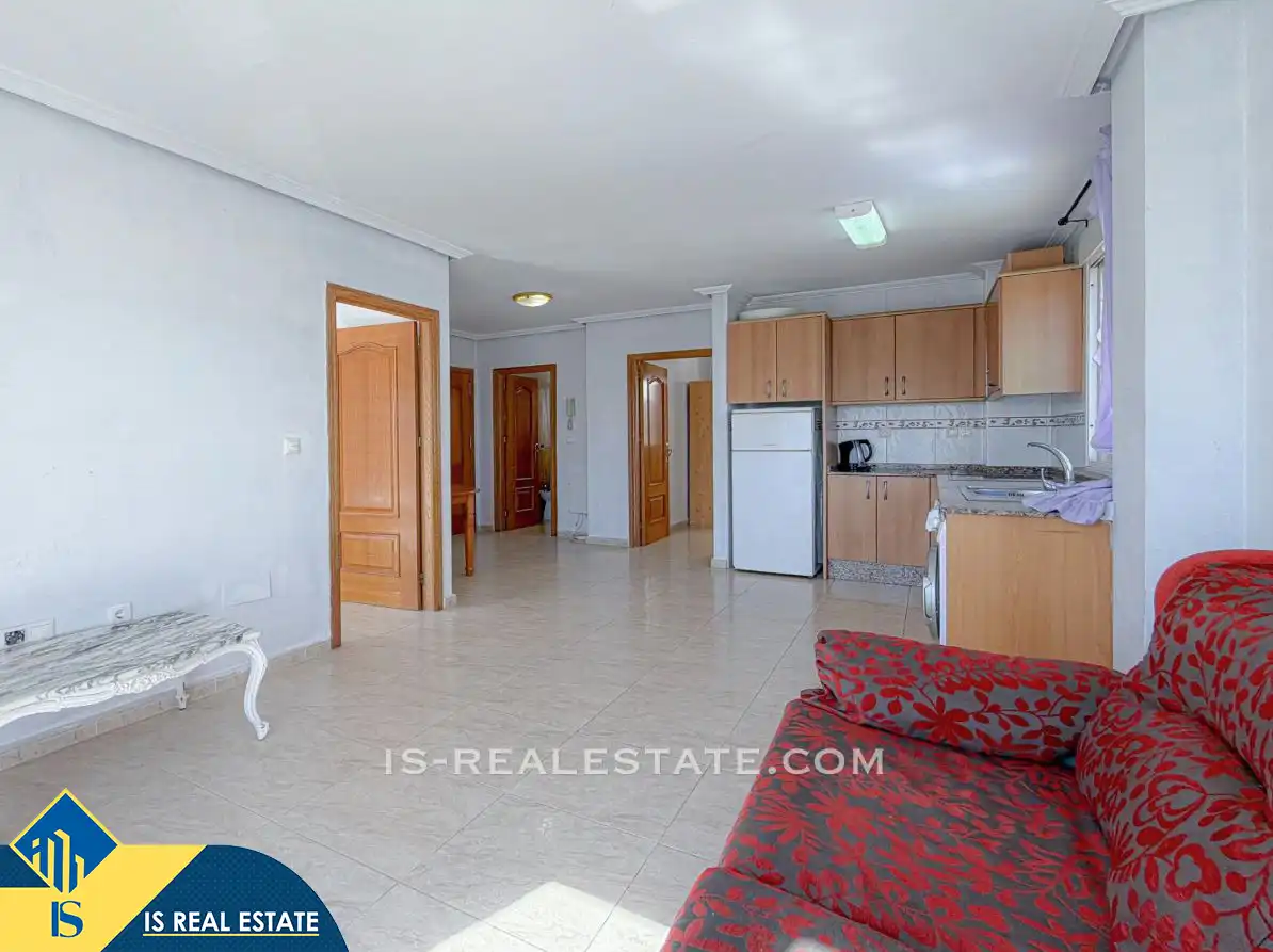 Sala d'estar de Apartament en venda en Torrevieja amb Calefacció, Moblat i Forn