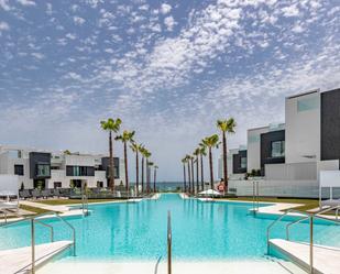 Swimming pool of Single-family semi-detached for sale in Estepona  with Air Conditioner, Private garden and Terrace
