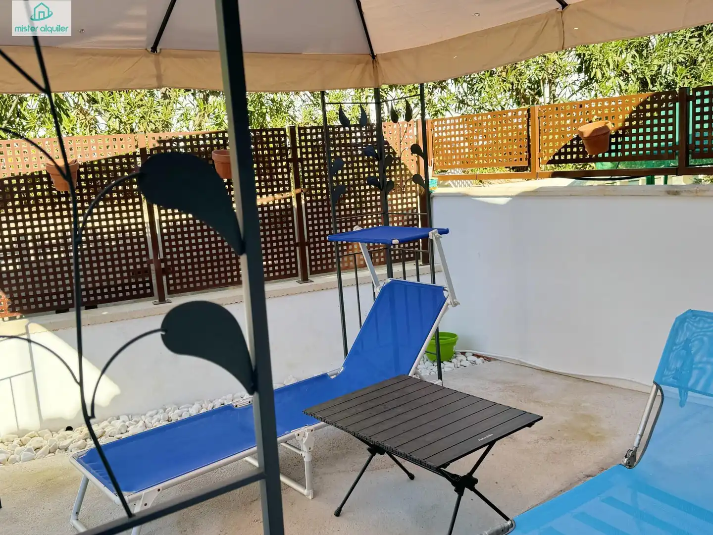 Terrace of Detached homes for rent in El Campello  with Air Conditioner, Private garden and Terrace