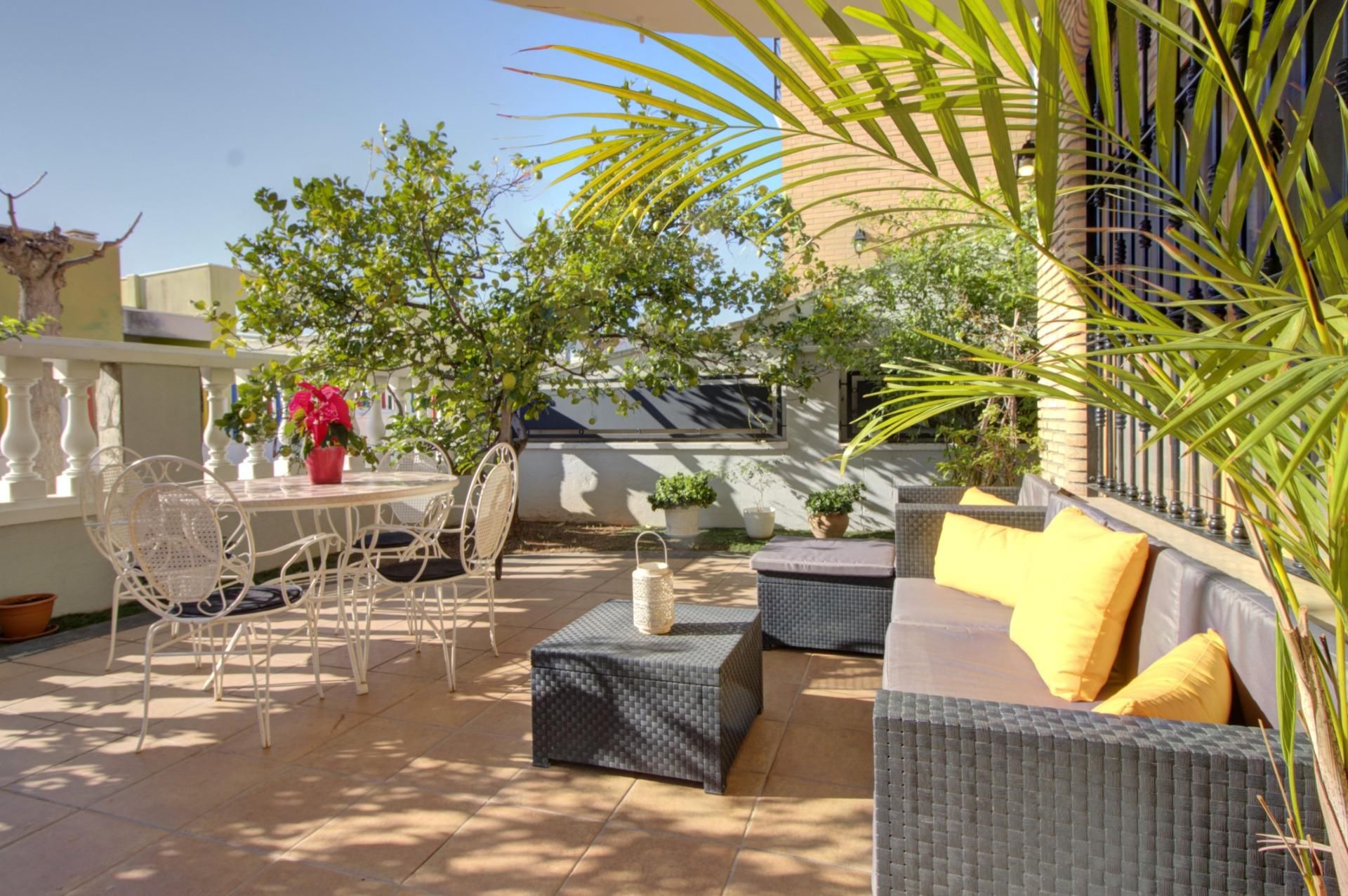 Terrace of House or chalet for sale in Almenara  with Air Conditioner, Heating and Private garden