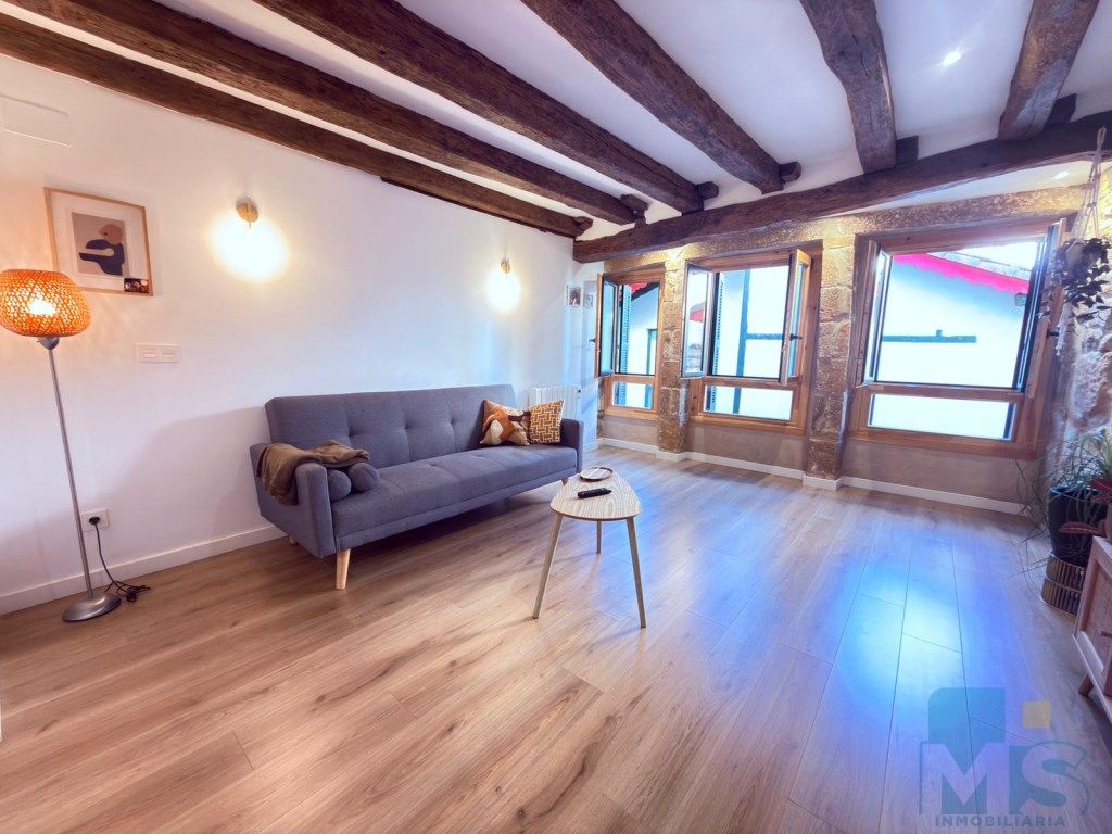 Sala d'estar de Pis en venda en Pasaia amb Moblat