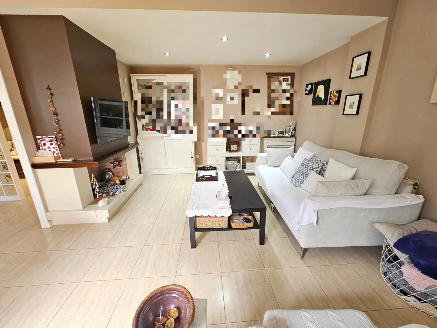Sala de estar de Ático en venta en Sabadell con Aire acondicionado, Calefacción y Parquet