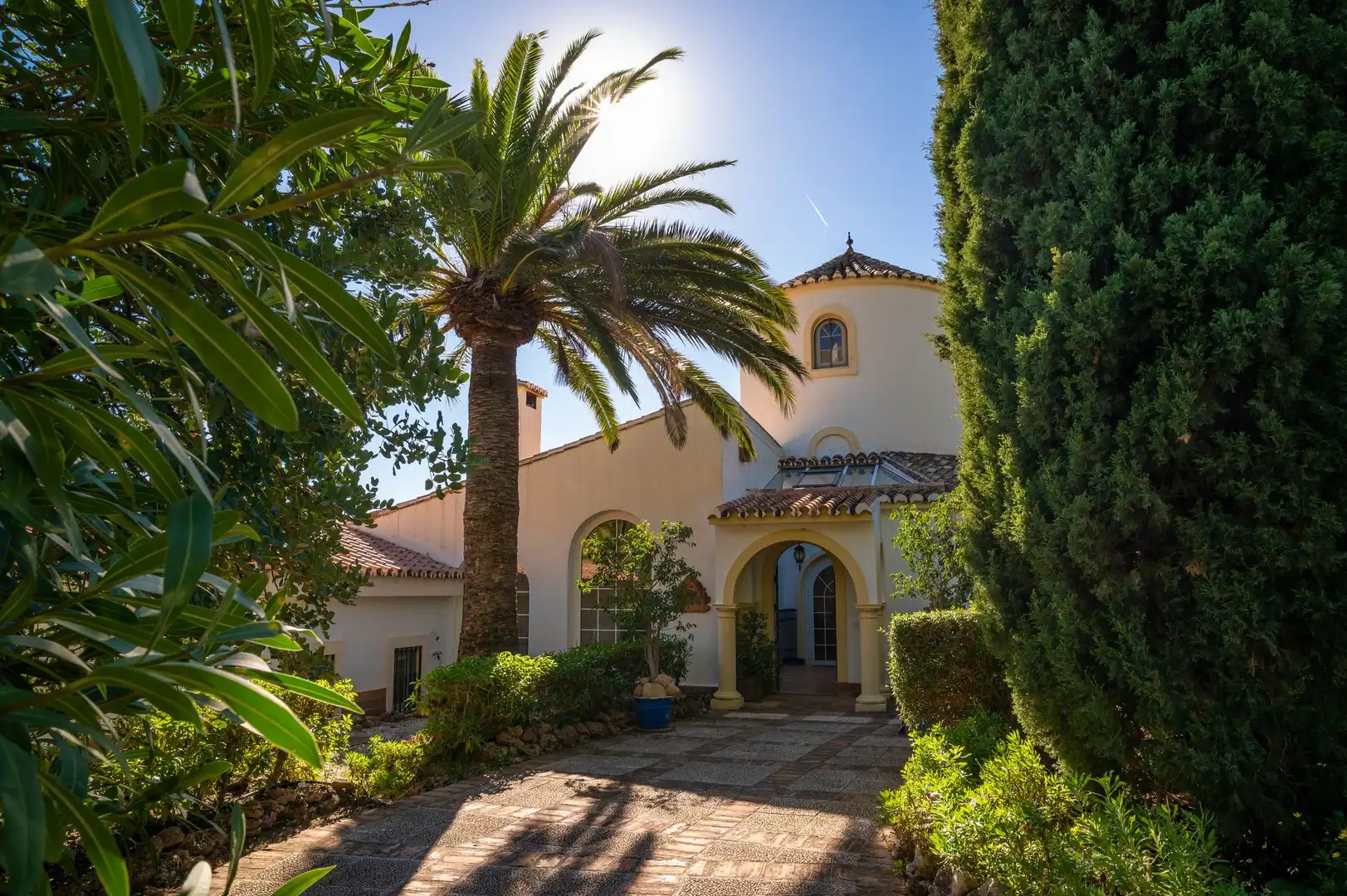 Vista exterior de Casa o xalet en venda en Mijas amb Terrassa
