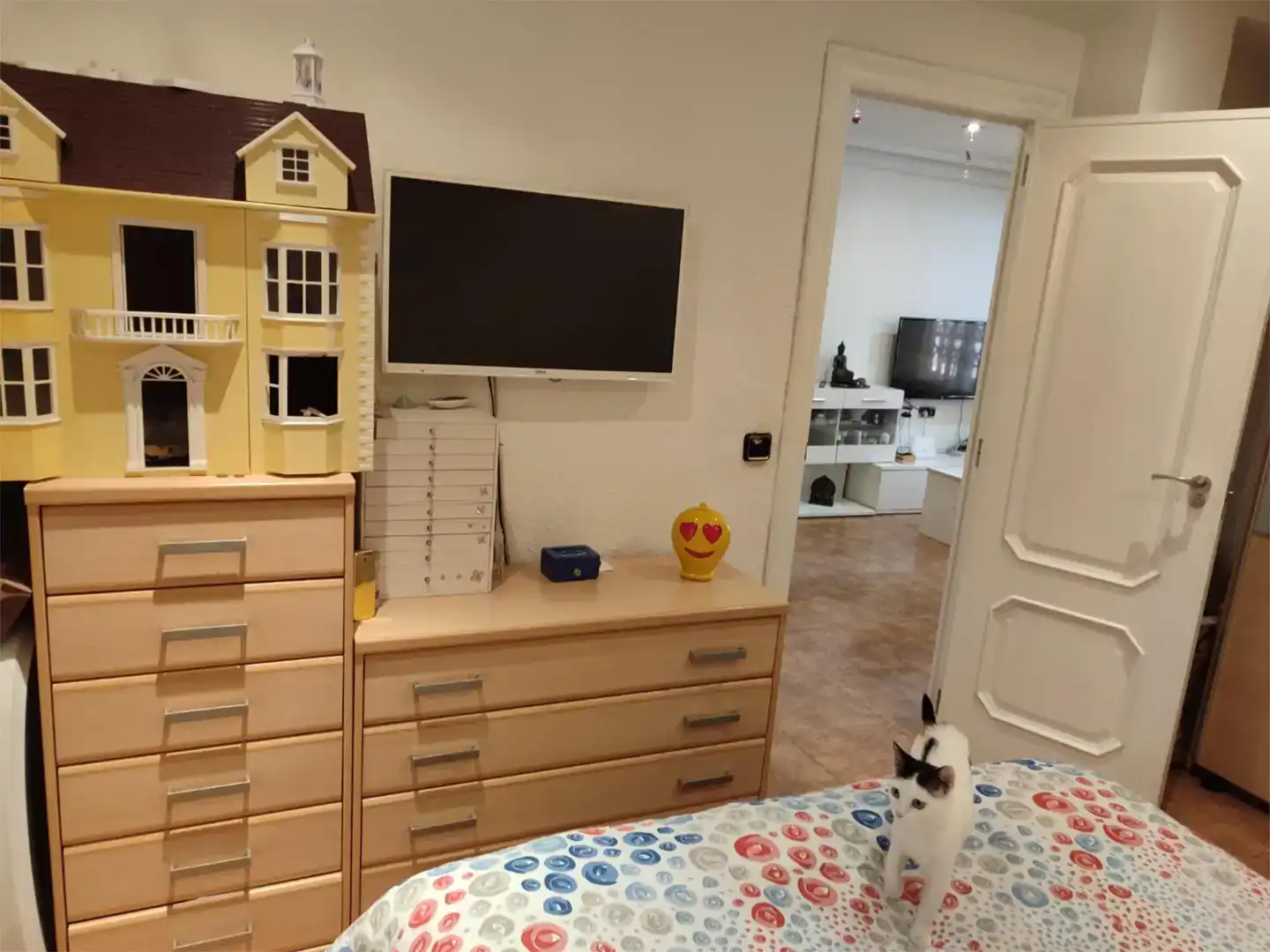 Bedroom of Flat for sale in  Valencia Capital  with Air Conditioner