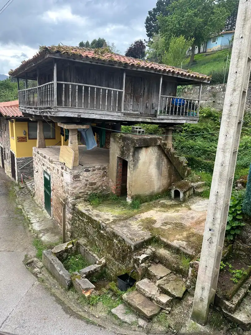 Exterior view of Houses for sale in Castrillón  with Private garden and Balcony