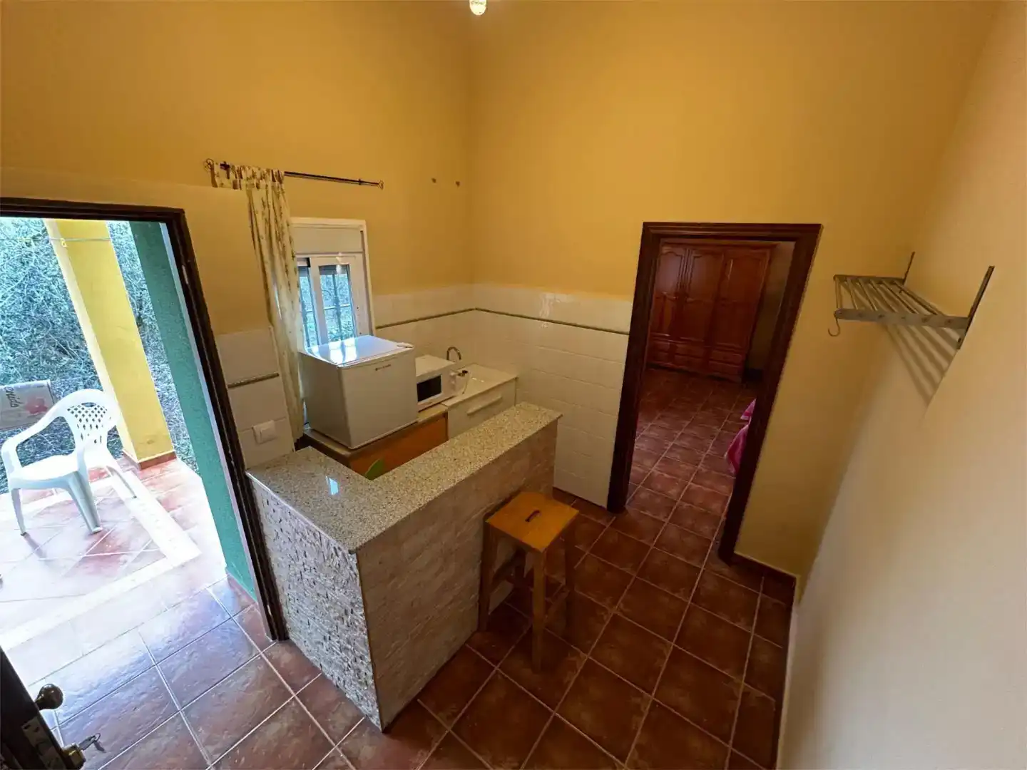 Küche von Wohnung zur Miete in Valverde de Leganés mit Klimaanlage, Privatgarten und Schwimmbad