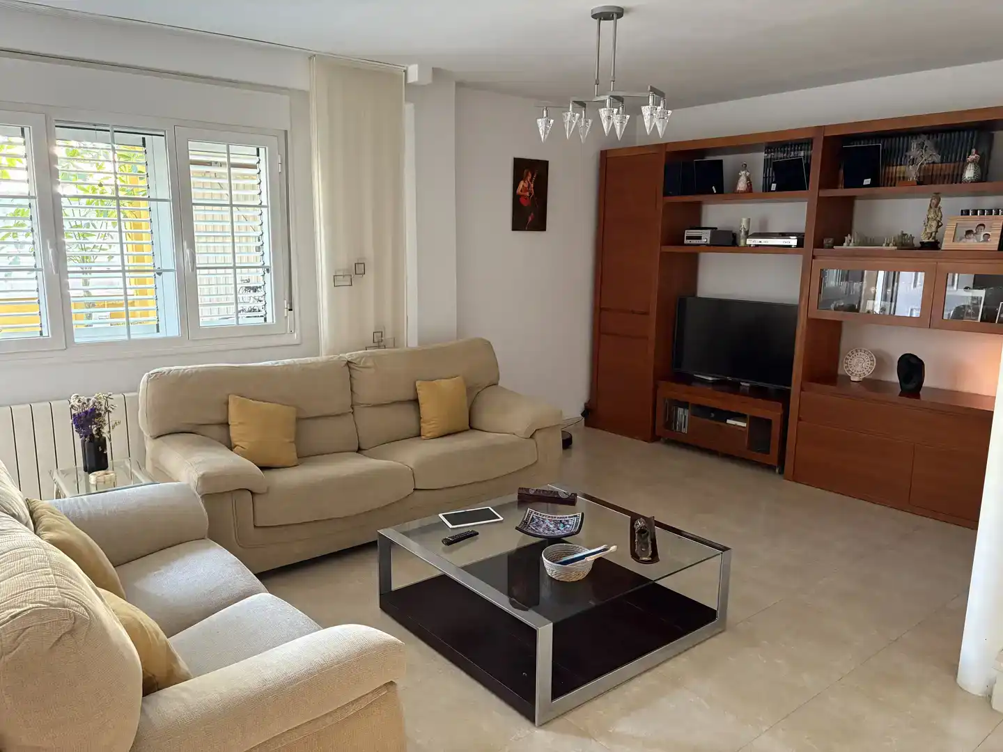 Sala d'estar de Casa adosada en venda en Cullera amb Piscina i Balcó