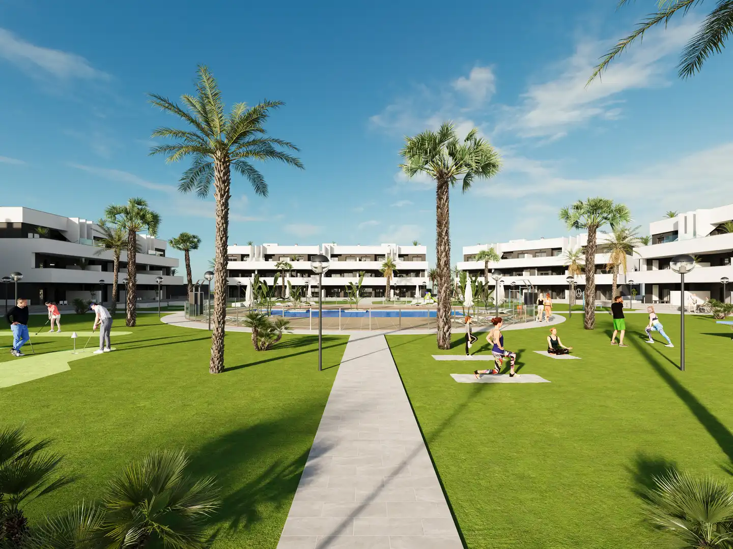 Vista exterior de Apartamento en venta en Guardamar del Segura con Terraza y Piscina