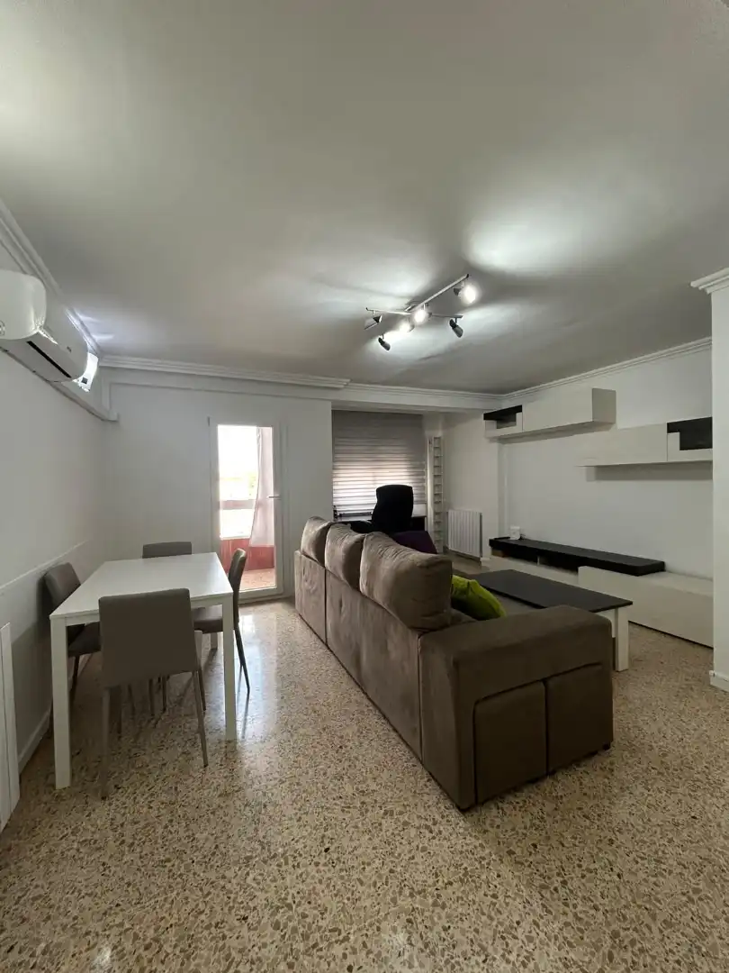Living room of Flat for rent in Lleida  with Air Conditioner, Heating and Furnished
