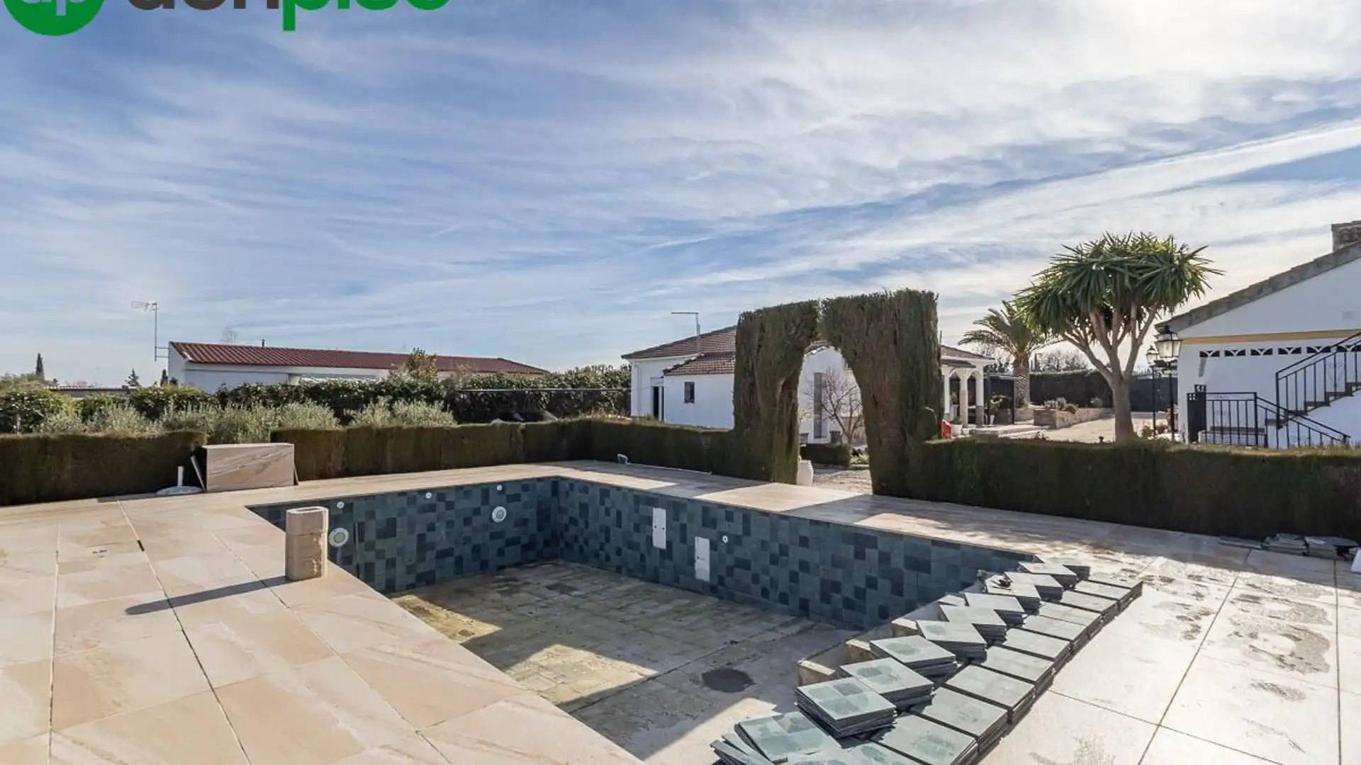 Swimming pool of Houses for sale in Moraleda de Zafayona  with Air Conditioner, Private garden and Swimming Pool