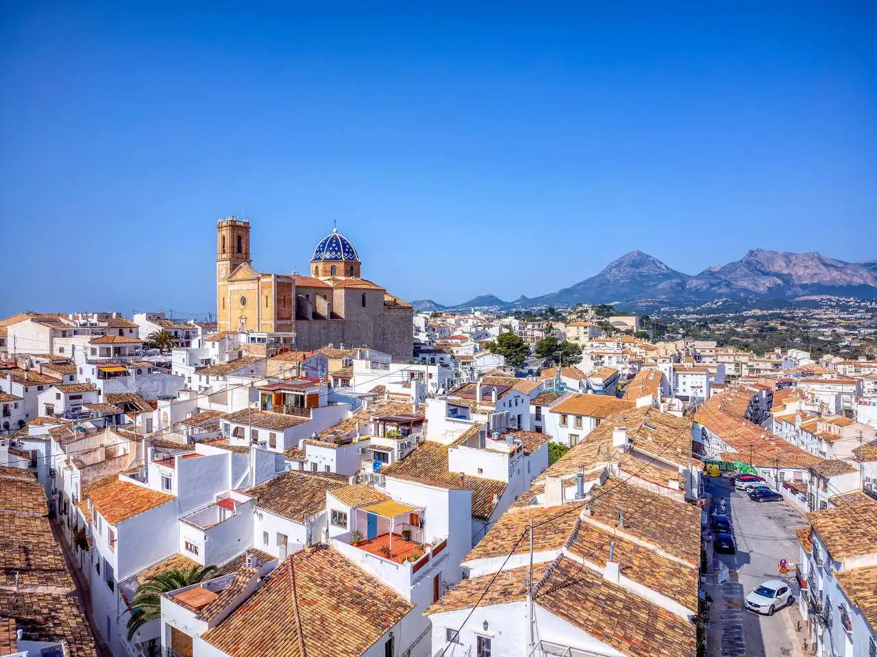 Vista exterior de Pis en venda en Altea amb Aire condicionat i Terrassa