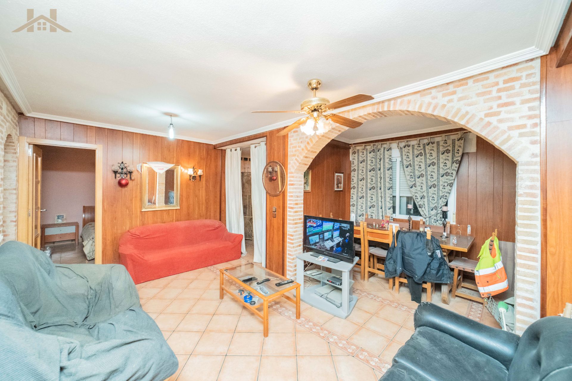 Living room of Flat for sale in Santa Cruz del Retamar  with Terrace, Furnished and Oven