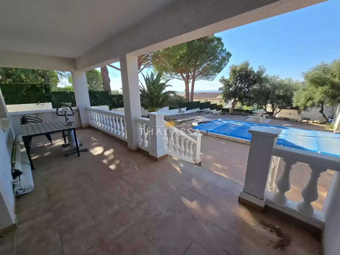 Terrassa de Casa o xalet en venda en Pau amb Aire condicionat, Calefacció i Jardí privat