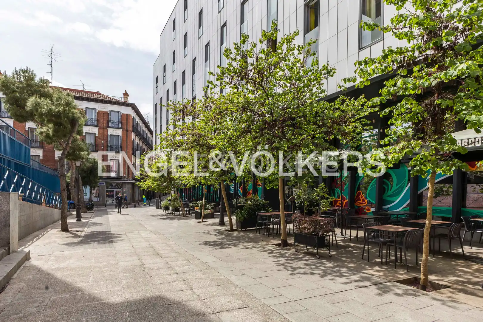 Terraza de Apartamento de alquiler en Madrid con Aire acondicionado, Calefacción y Terraza