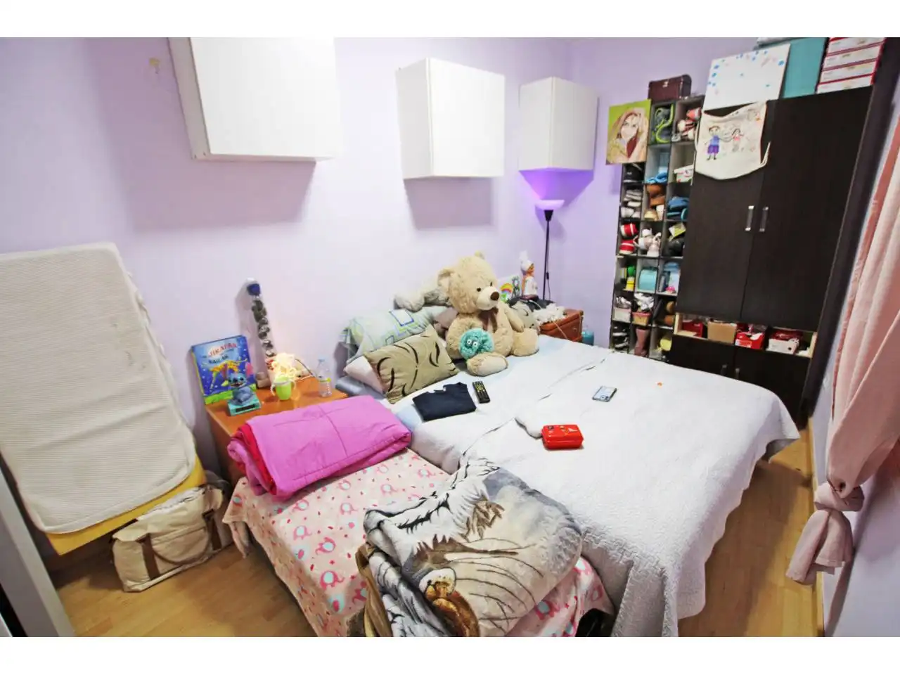Bedroom of Flat for sale in Madrid  with Air Conditioner