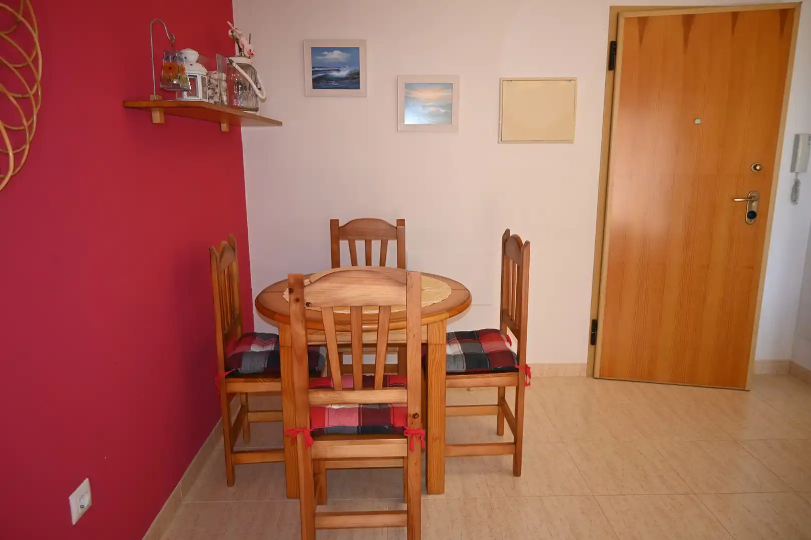 Comedor de Apartamento en venta en La Manga del Mar Menor con Terraza, Amueblado y Horno