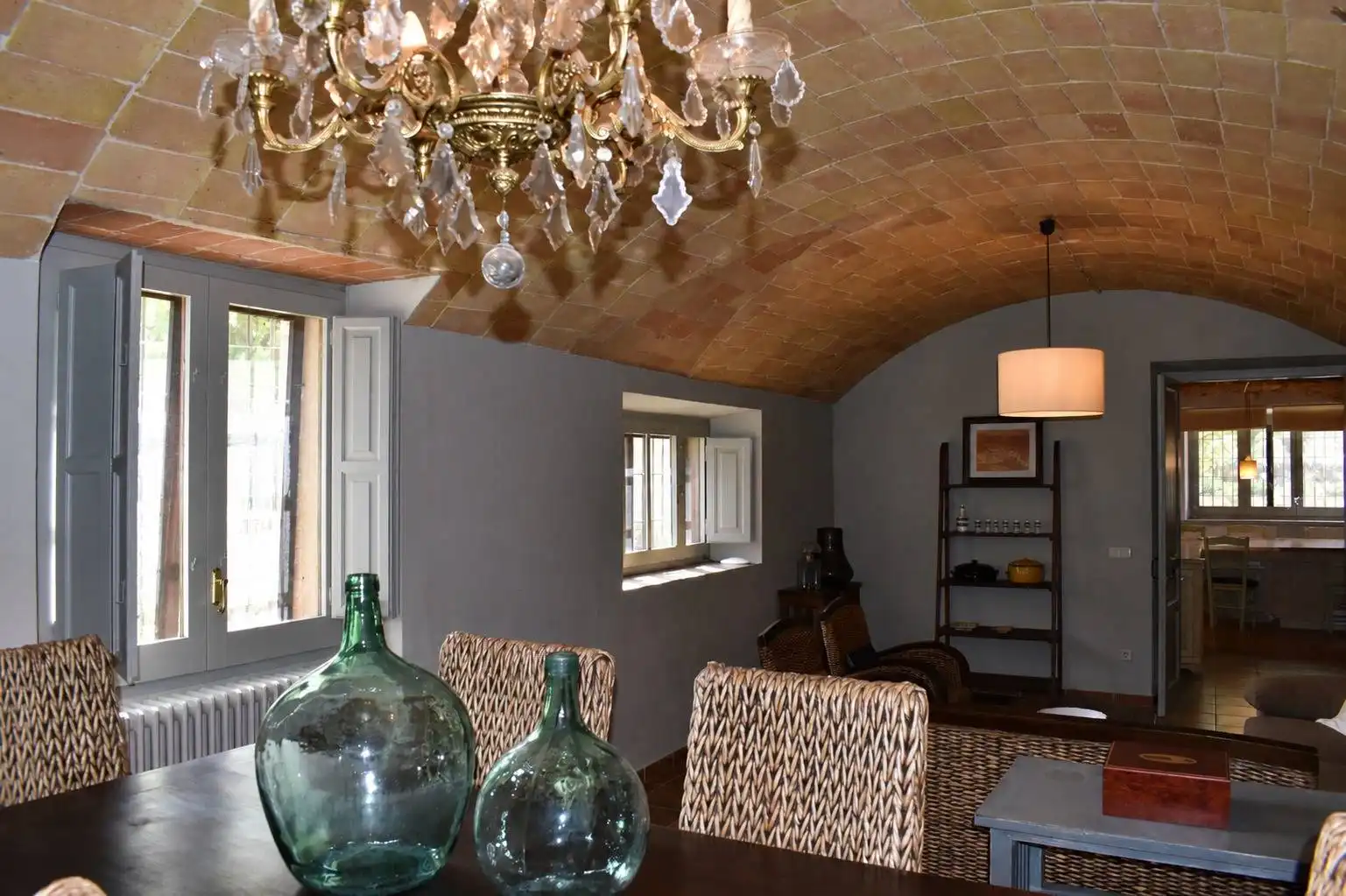 Esszimmer von Country house zum Verkauf in Forallac mit Heizung, Privatgarten und Terrasse