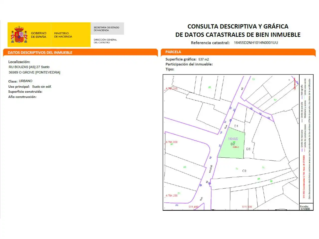 Terreno rustico in vendita a Calle As Bouzas 27, imagen 15