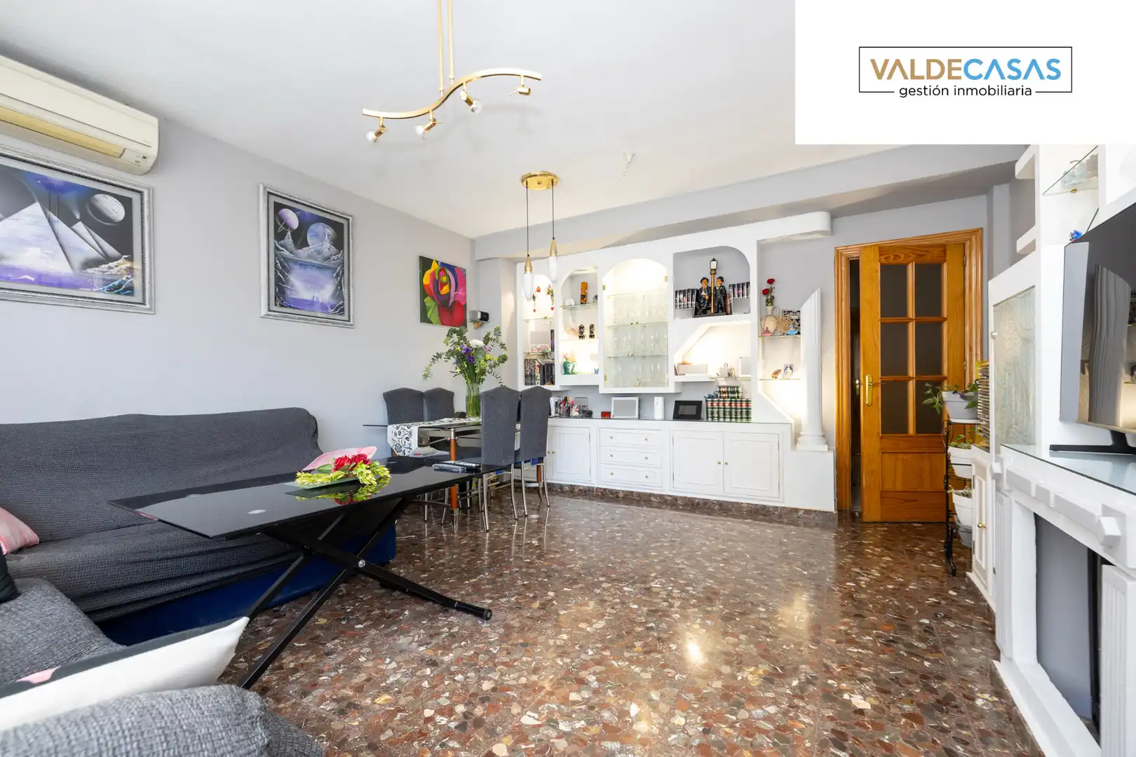 Sala de estar de Casa adosada en venta en Maracena con Aire acondicionado, Terraza y Horno