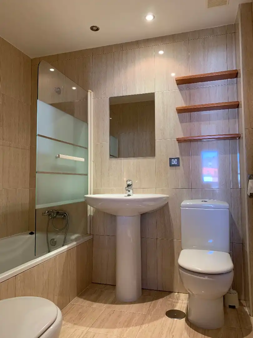 Bathroom of Flat for sale in Cedeira  with Heating, Parquet flooring and Storage room