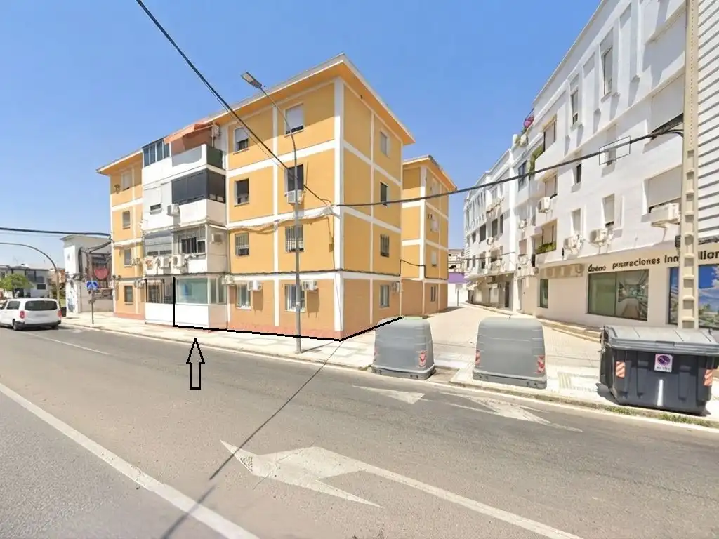Vista exterior de Local de lloguer en La Rinconada amb Aire condicionat, Calefacció i Parquet