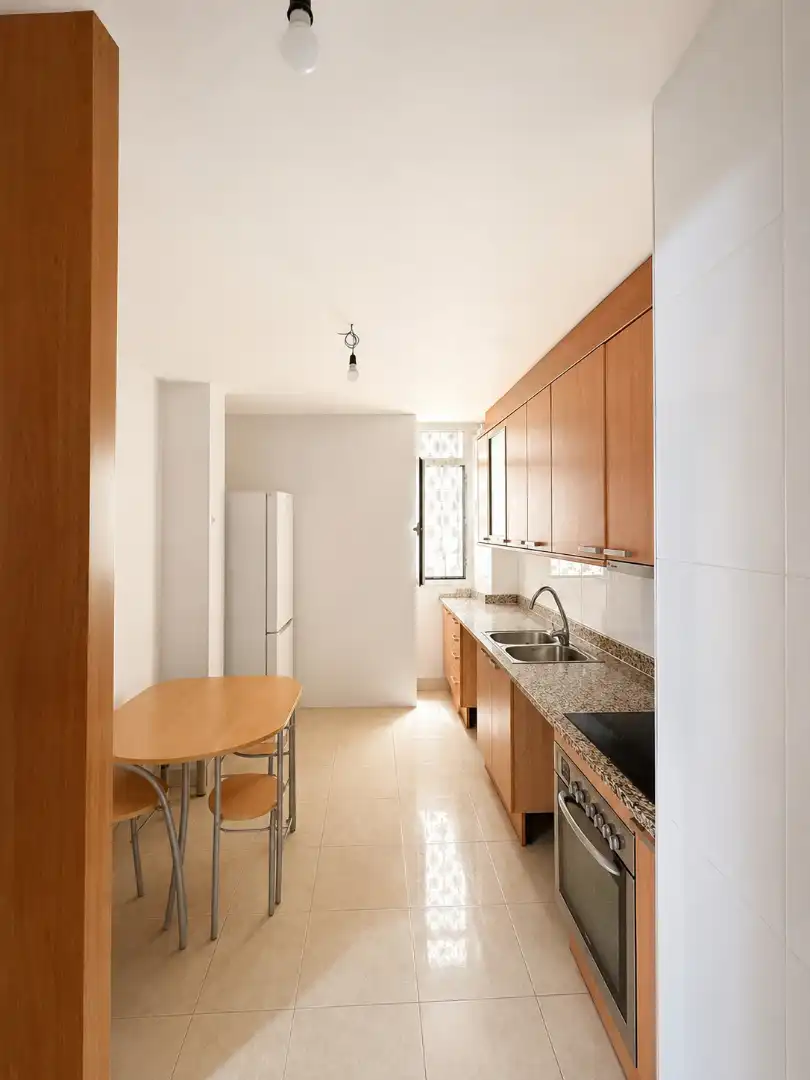 Kitchen of Flat for sale in Bellpuig  with Air Conditioner, Heating and Parquet flooring