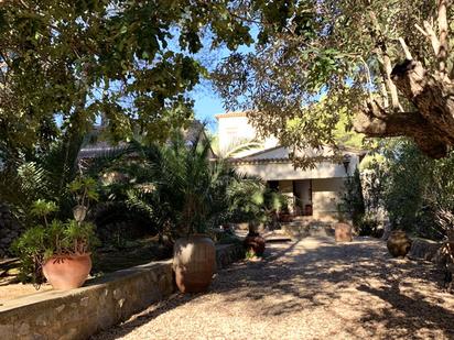Vista exterior de Finca rústica en venda en Pedreguer amb Aire condicionat, Jardí privat i Piscina