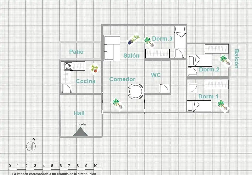 Wohnung zur Miete in Oliveros - Altamira