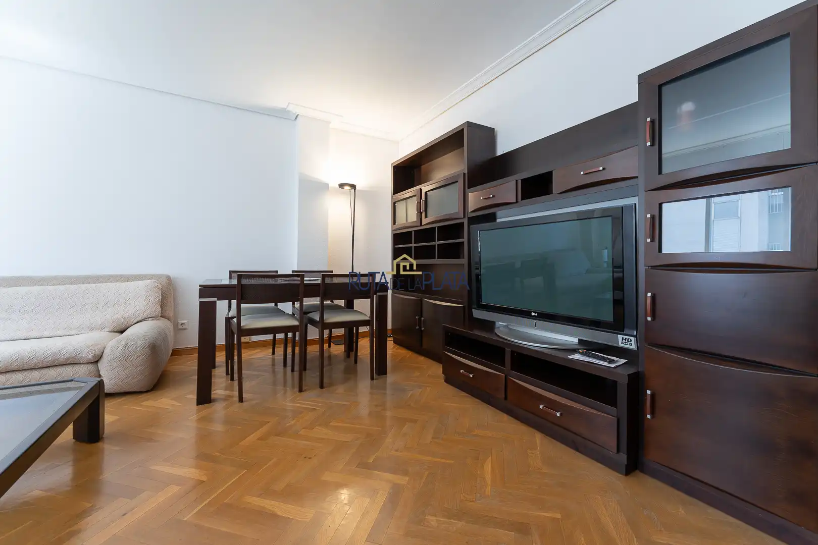 Living room of Flat for rent in Zamora Capital   with Heating, Parquet flooring and Terrace
