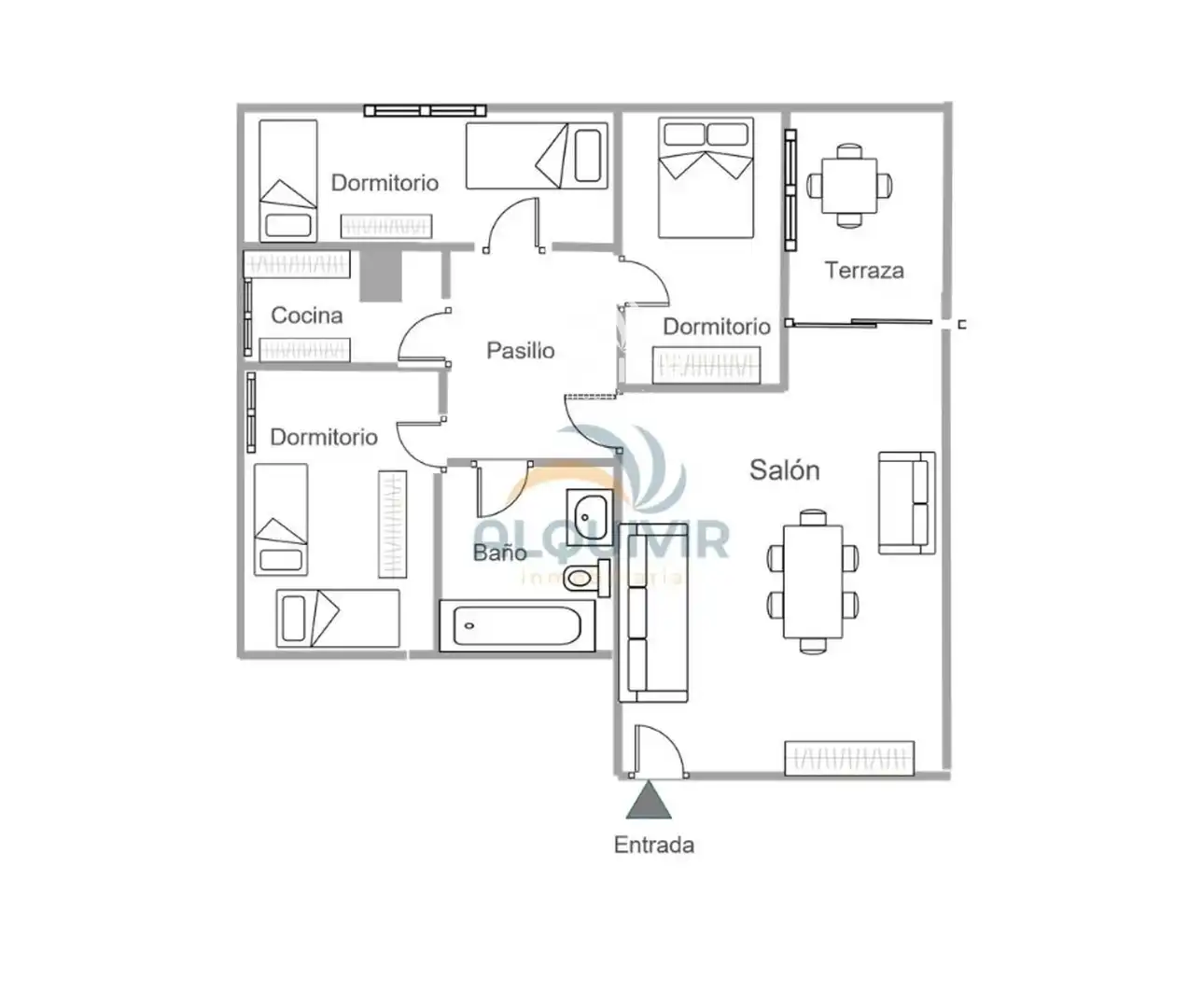 Ático en venta en Almonte con Terraza, Piscina y Amueblado