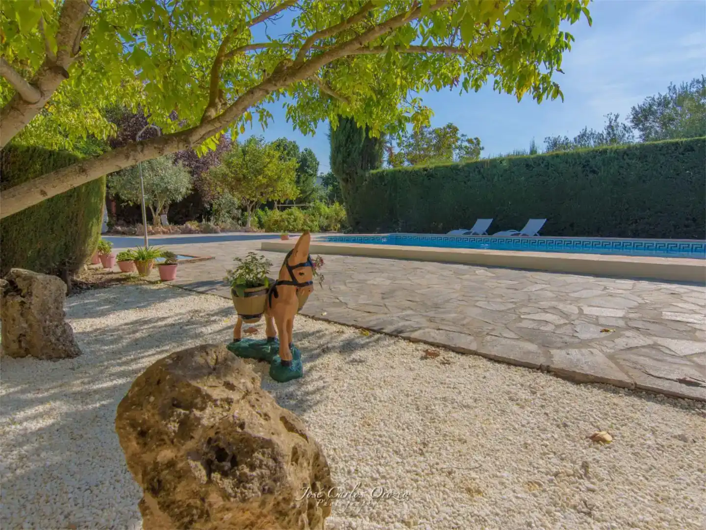 Jardí de Finca rústica en venda en Arriate amb Aire condicionat i Piscina