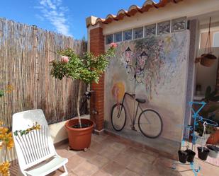 Terrace of Single-family semi-detached for sale in Sagunto / Sagunt  with Air Conditioner, Heating and Private garden