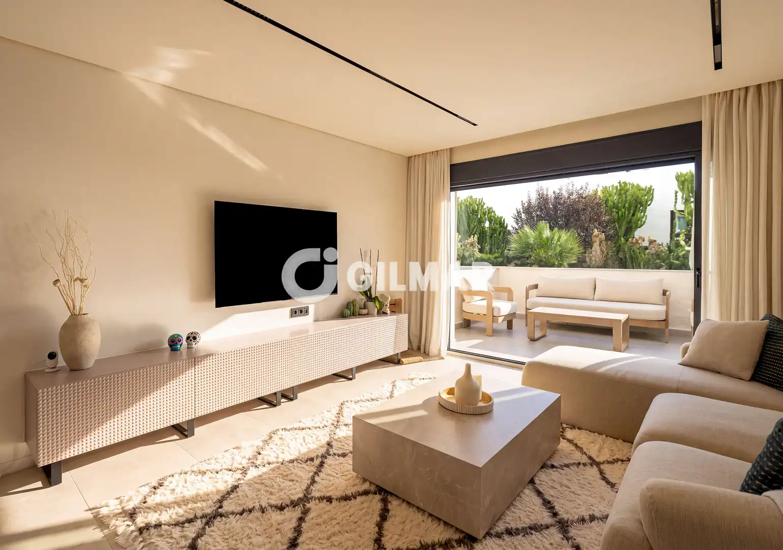 Sala d'estar de Apartament en venda en Nueva Andalucía