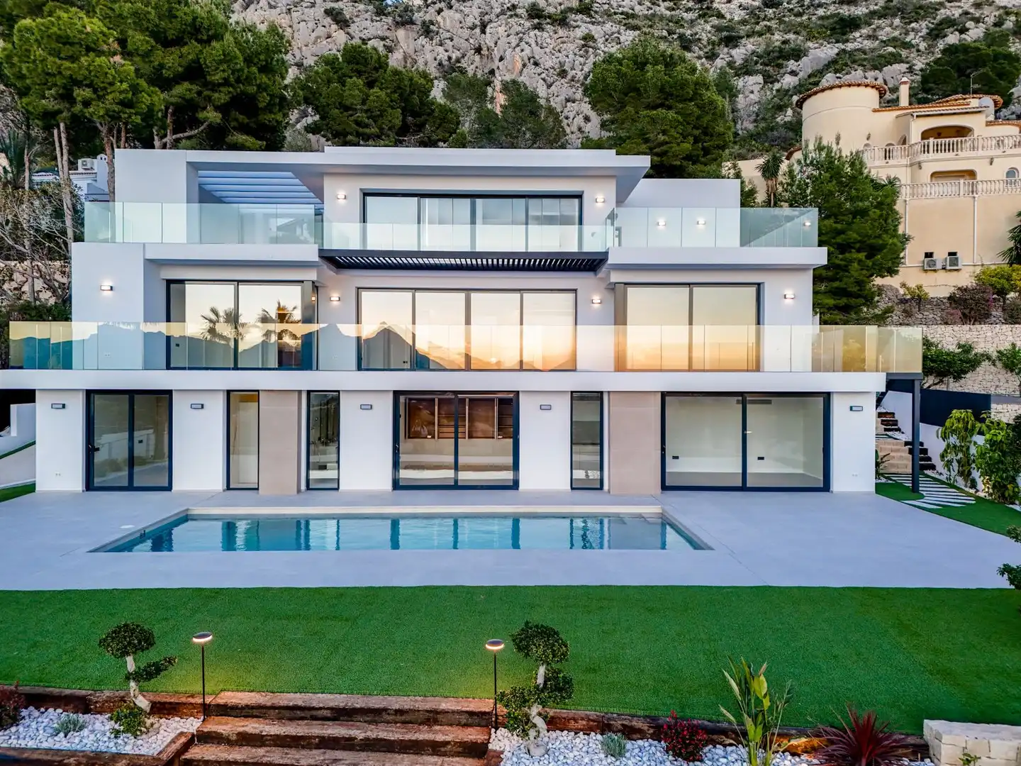 Vista exterior de Casa o chalet en venta en Altea con Aire acondicionado, Calefacción y Jardín privado