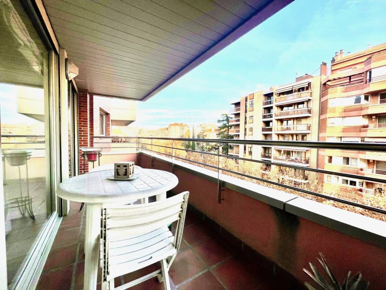 Terrace of Flat for sale in Manresa  with Air Conditioner, Heating and Parquet flooring