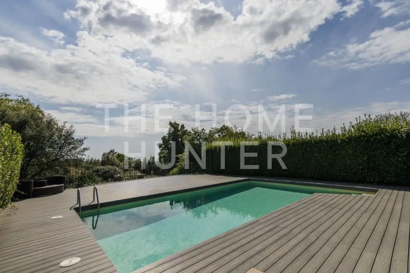 Piscina de Finca rústica en venda en Sant Aniol de Finestres amb Aire condicionat, Calefacció i Jardí privat