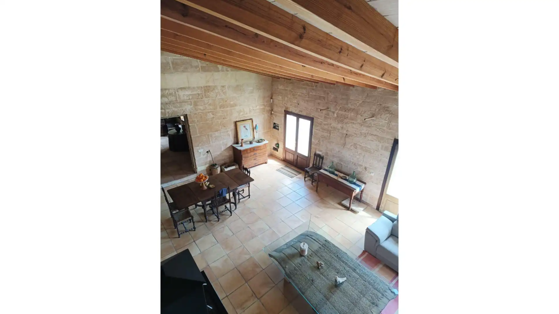 Sala d'estar de Finca rústica en venda en Vilafranca de Bonany amb Jardí privat i Terrassa