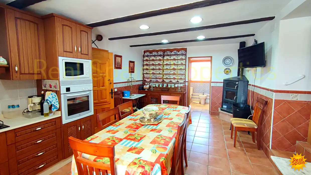 Cocina de Finca rústica en venta en Vélez-Rubio con Terraza y Piscina