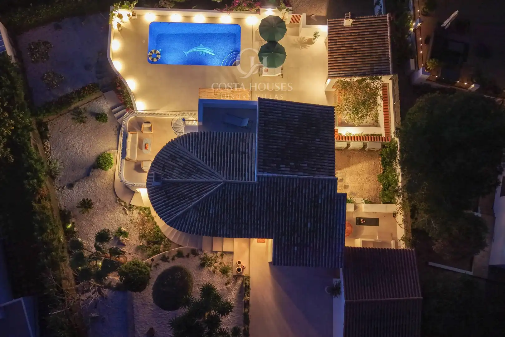Vista exterior de Casa o chalet en venta en Jávea / Xàbia con Aire acondicionado, Calefacción y Jardín privado