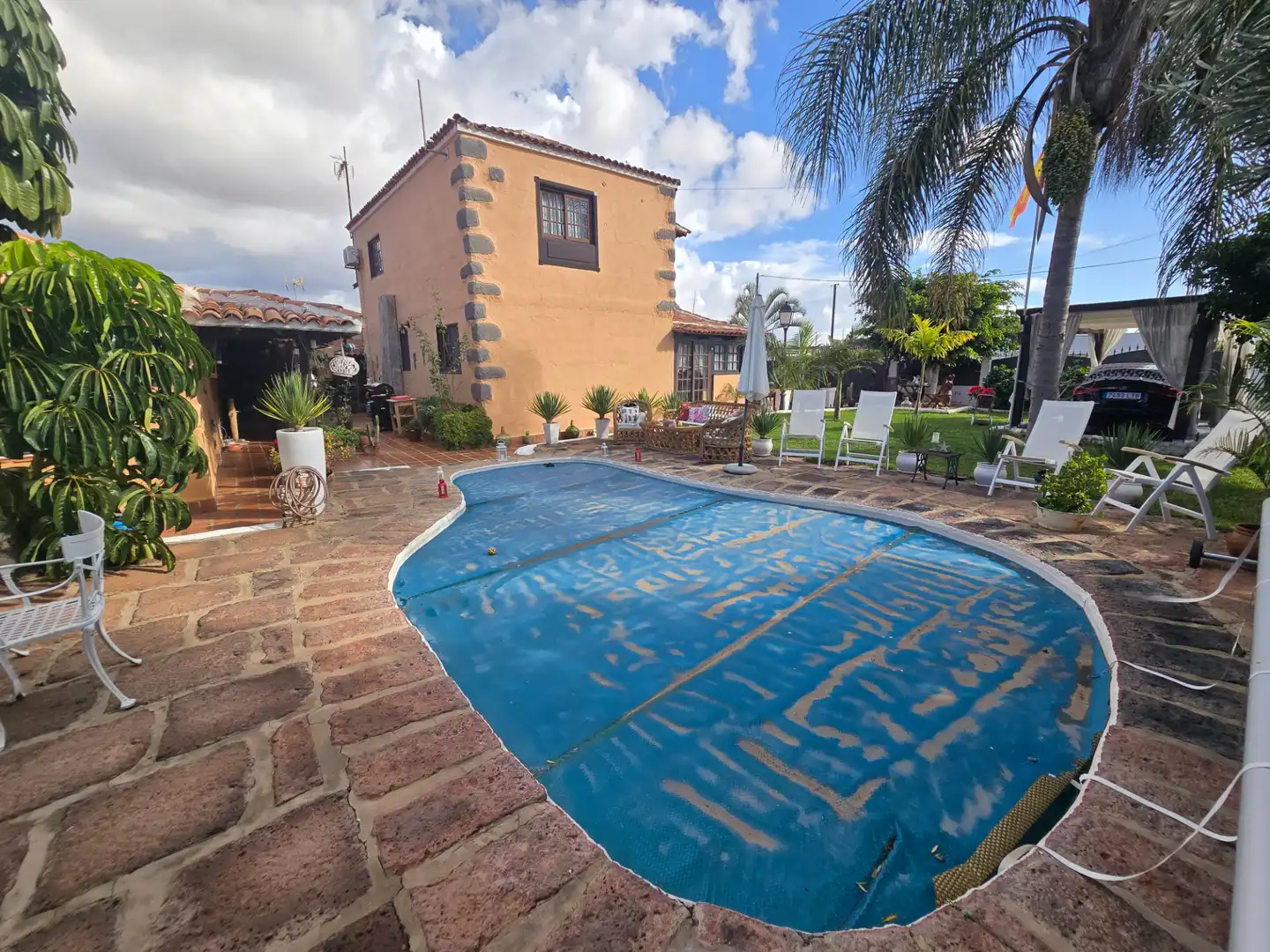 Piscina de Casa o xalet en venda en Arona amb Aire condicionat, Jardí privat i Parquet