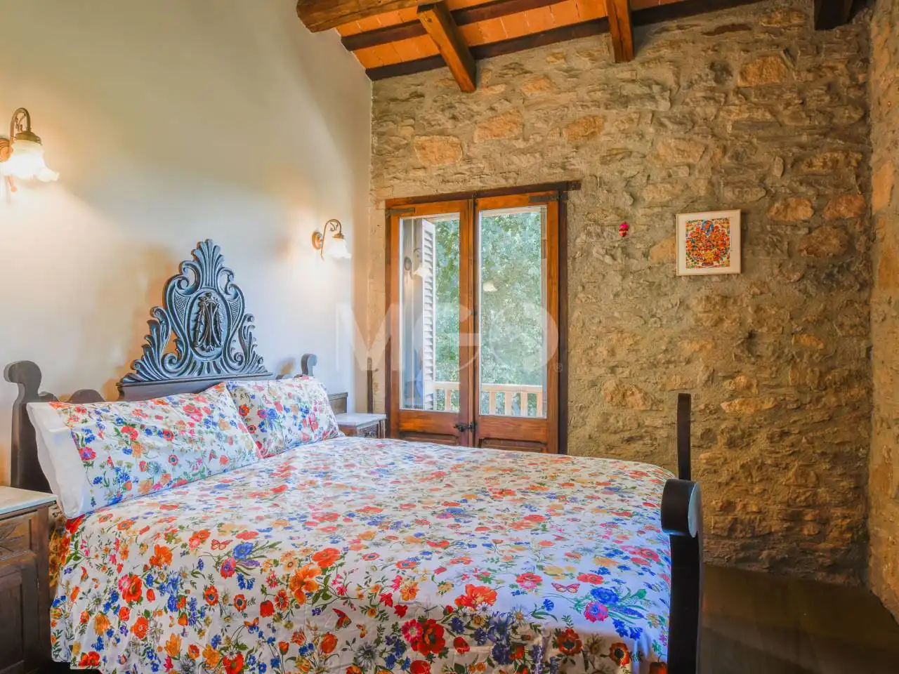 Schlafzimmer von Country house zum Verkauf in Sant Julià de Vilatorta mit Heizung, Privatgarten und Terrasse