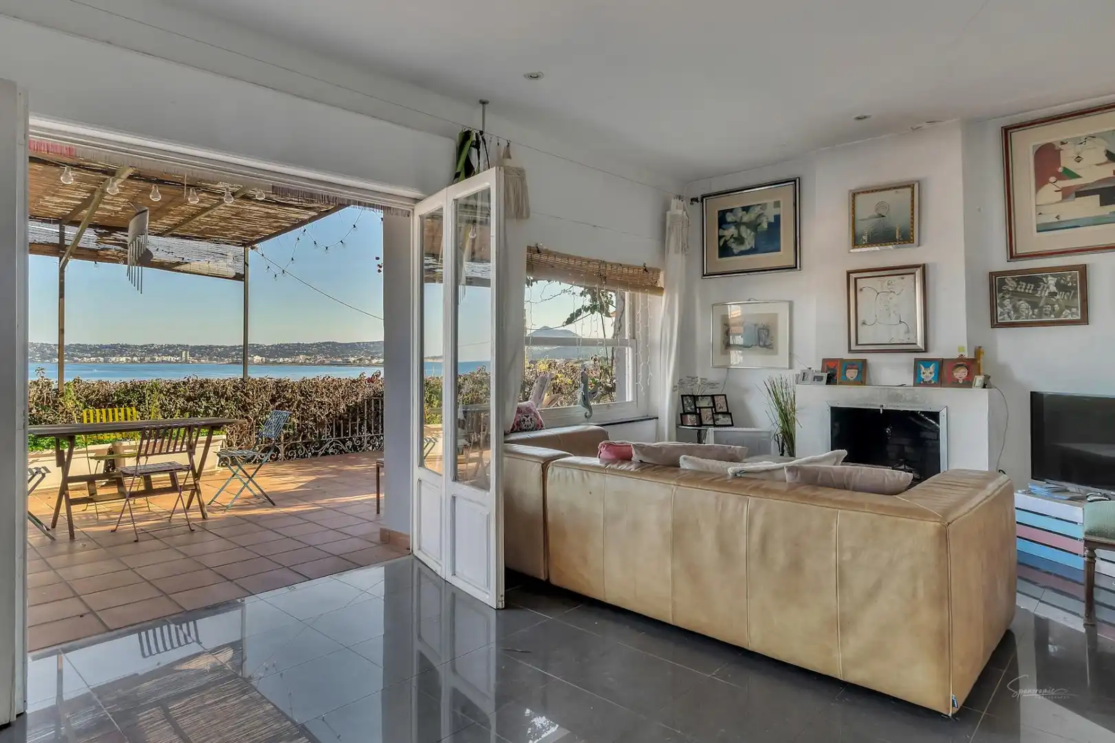 Living room of Houses for sale in Jávea / Xàbia  with Private garden, Terrace and Storage room