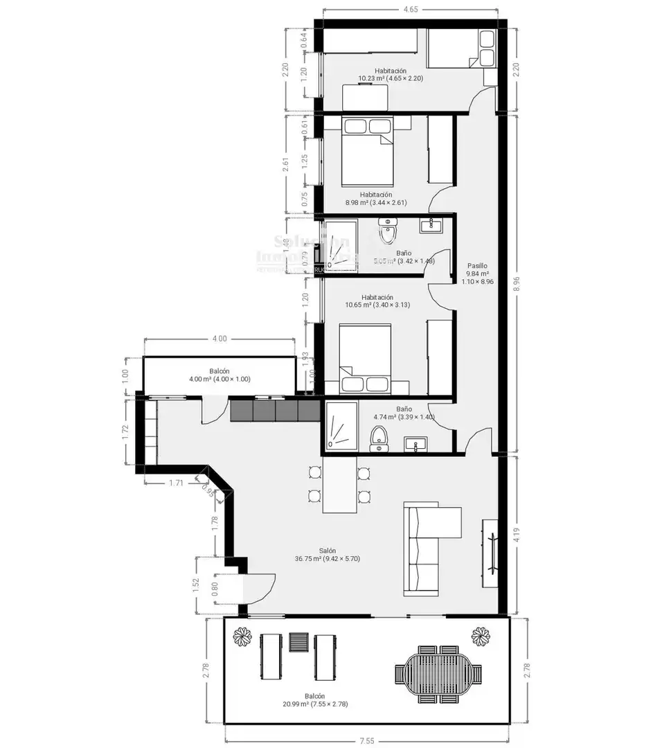 Ático en venta en Salamanca con Calefacción y Terraza