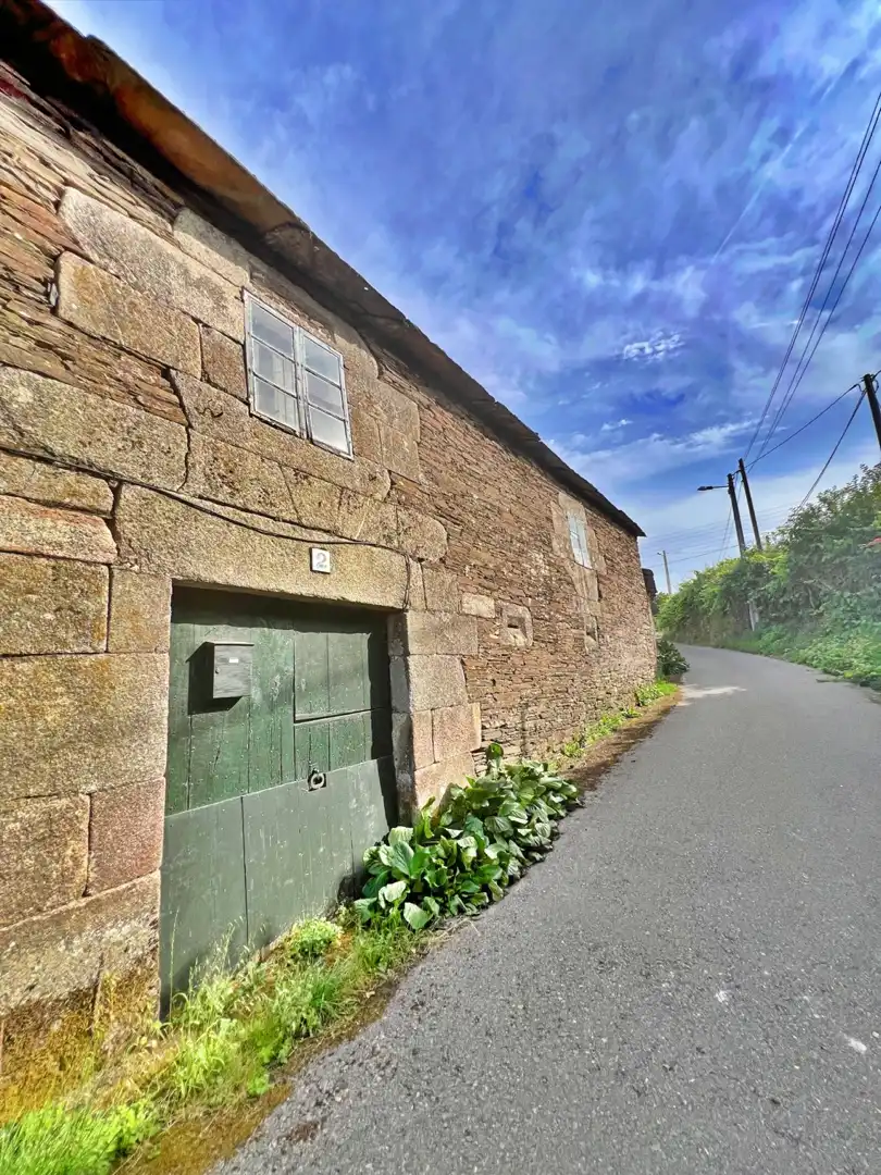 Exterior view of Houses for sale in Lugo  with Private garden