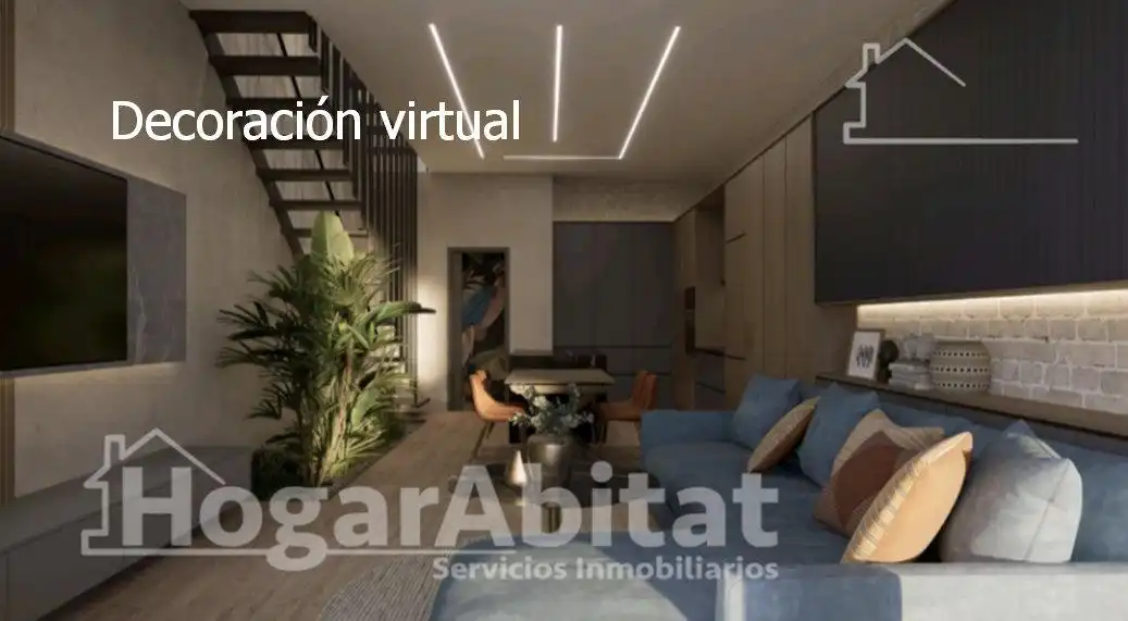 Living room of Houses for sale in Gandia  with Terrace and Storage room