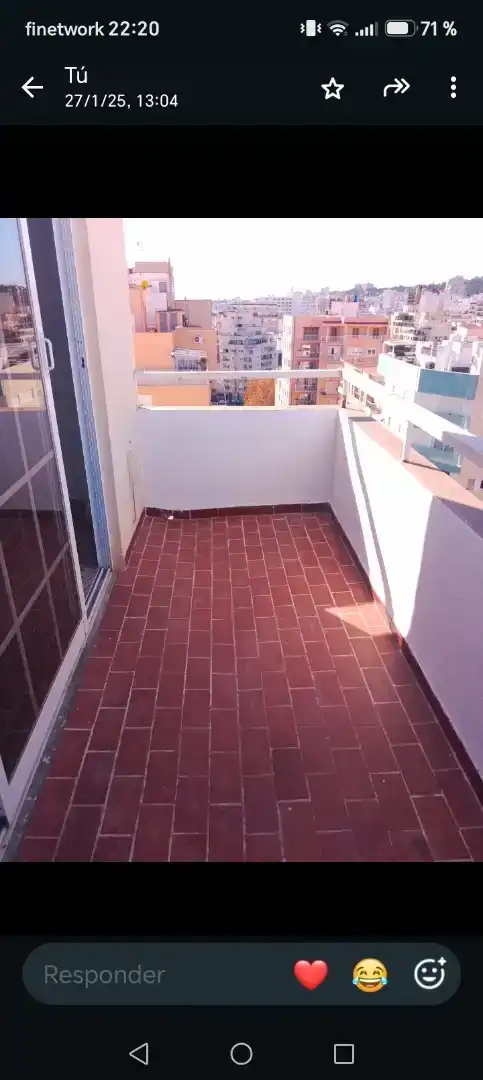Terrasse von Wohnung zum Verkauf in  Palma de Mallorca mit Waschmaschine und Balkon