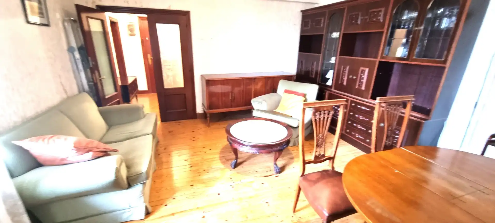 Sala de estar de Piso de alquiler en Bilbao  con Calefacción, Amueblado y Horno