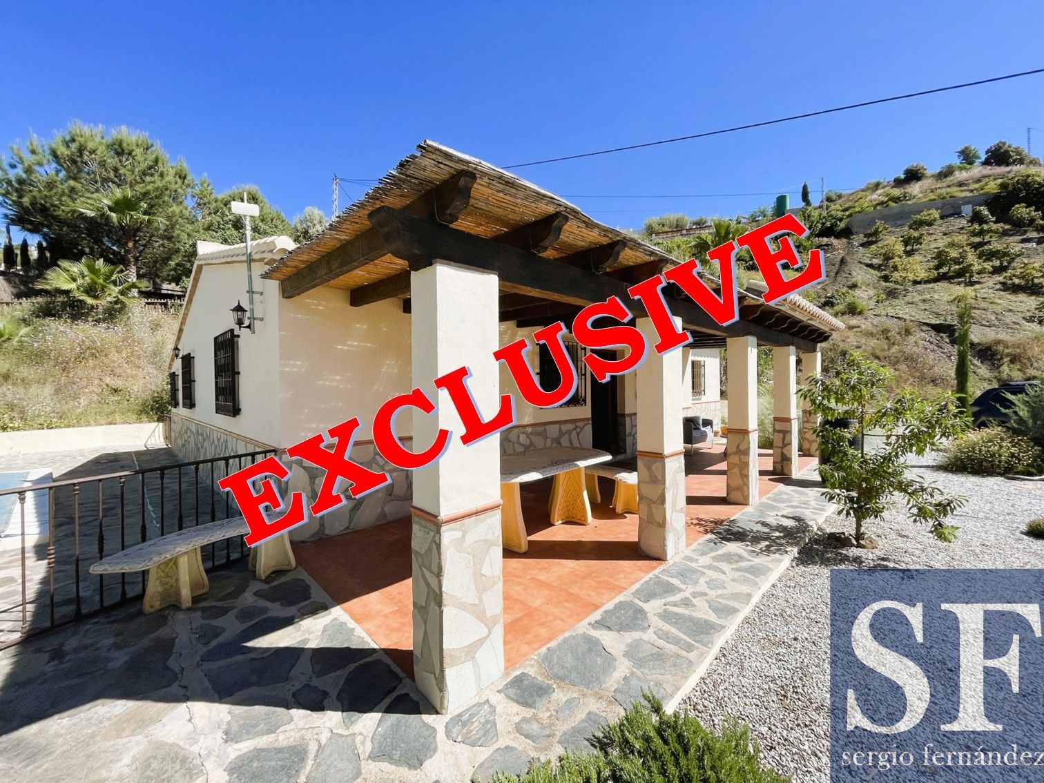 Exterior view of House or chalet for sale in Árchez
