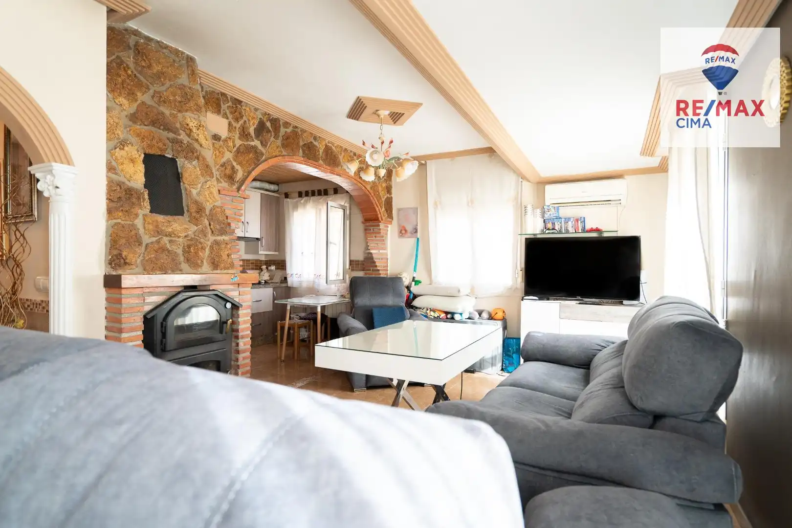 Sala de estar de Casa o chalet en venta en Zújar con Aire acondicionado, Calefacción y Trastero